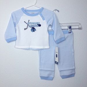 New NHL Baby Chicago Blackhawks 2 piece set size 6M